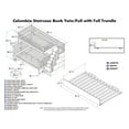 thumbnail image 6 of Columbia Staircase Bunk Bed Twin over Full with Full Size Urban Trundle Bed in White, 6 of 6