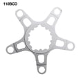 thumbnail image 1 of Chainring Crank Adapter for Gxp To 110Bcd 130Bcd Aluminium Alloy Adapter 110Bcd Silver, 1 of 7