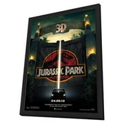 Jurassic Park 3D (2013) 11x17 Framed Movie Poster