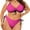 Color2, variant on Women's Plus Size Sexy Sling Triangle Two Piece Bikini Travel Swimsuit