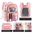 thumbnail image 3 of Transparent Backpack Waterproof Large Capacity Elementary School Students Middle School Grade Schoolbag Women Backpacks, 3 of 6