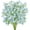 Light Blue, variant on Vorkoi Artificial Flowers 8PCS Silk Flowers with Long Stems, Fake Flowers Bulk Fake Babys Breath, White Flowers for Tall Vase Outdoor Garden Wedding Party Home Table Centerpiece