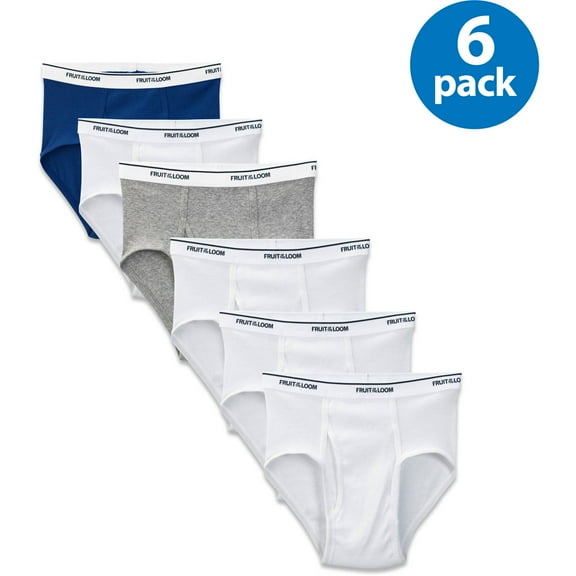 Fruit of the Loom Boys' 100% Cotton Wardrobe Brief, 6-Pack