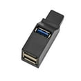 thumbnail image 2 of Mini Portable 3 Ports USB 2.0/3.0 Data Cable Hub Splitter for Laptop/Computer, 2 of 8