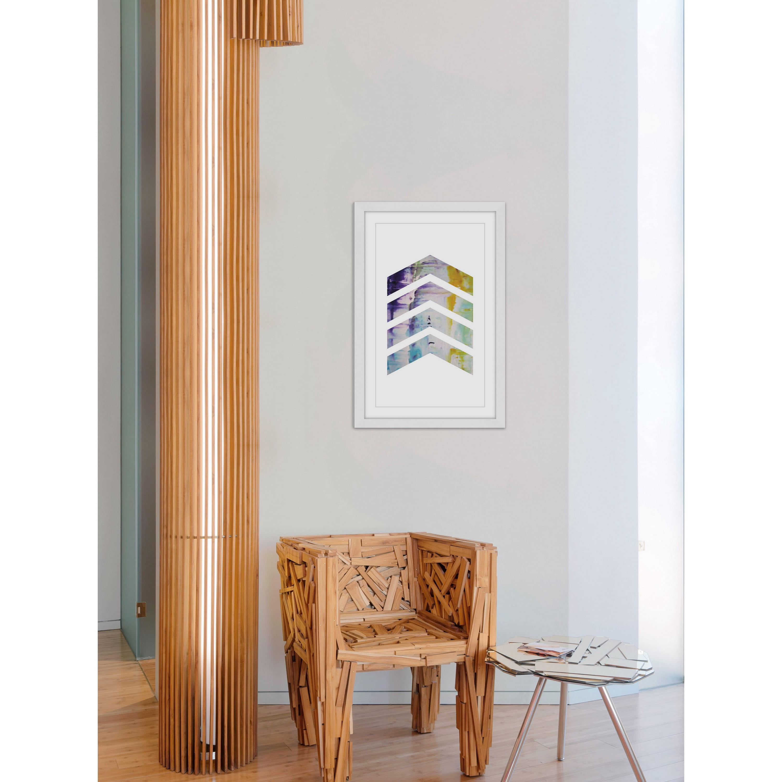 Marmont Hill "Arrow Up" by Diana Alcala Framed Painting Print