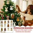 thumbnail image 5 of 24 Pcs Angel Christmas Ornaments for Tree,Vintage Angel Wooden Christmas Tree Decoration,Retro Small Angels Hanging Decorations Figure with Rope for Crafts Gift Holiday Tags Party, 5 of 9