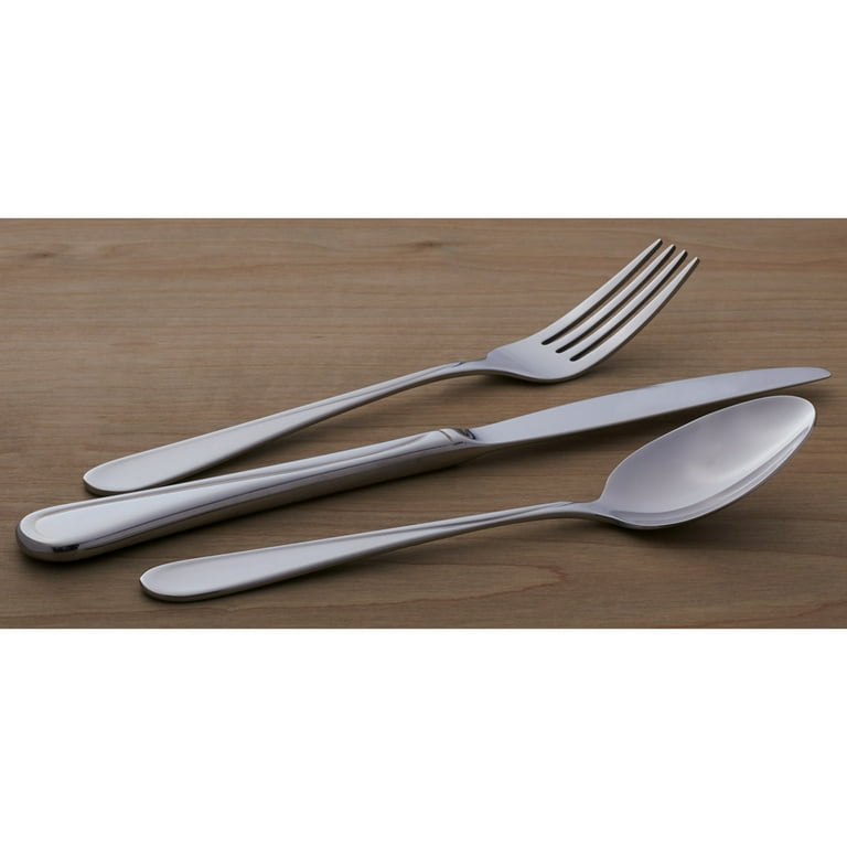 Oneida Flight 65-Piece Stainless-Steel Flatware Set with Serving