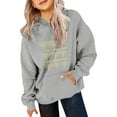 thumbnail image 2 of RUTAYY Girls Hoodies Long Sleeve Personality Print Warm Daily Wear Trendy Versatile Hooded Sweatshirt, 2 of 3