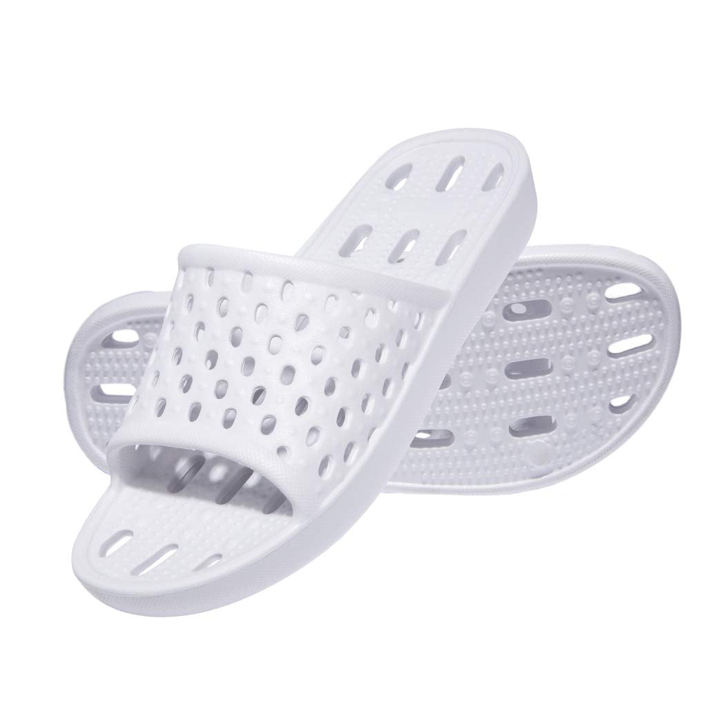 WOTTE Shower Sandals Women Quick Drying Bath Slippers Non Slip Dorm Shoes 