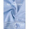 thumbnail image 4 of baleaf Women's Sun Shirts UPF 50+ UV Shirt Mesh Back Lightweight Long Sleeve Tops Breathable SPF Hoodie for Hiking Light Blue L, 4 of 7