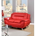 thumbnail image 3 of Uspridefurniture Sanuel Faux Leather 3 Pieces Living Room Sets, Chair Loveseat Sofa, 3 of 7