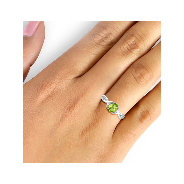 Walmart peridot hotsell rings