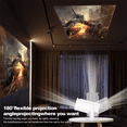thumbnail image 5 of P30 Smart Projector Wifi 6 Android 11 Home Beamer Support 4K Decoding for Home Theater Video Proyector 150 Ansi US Plug, 5 of 9