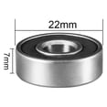 thumbnail image 3 of Deep Groove Ball Bearing 608RS Double Sealed 8mm x 22mm x 7mm Chrome Steel, 3 of 4