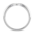 thumbnail image 4 of Miabella Women's 1/6 CT T.W. Diamond 14kt White Gold Semi-Eternity Anniversary Ring, 4 of 8