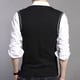 thumbnail image 3 of Chaleco de Suéter Para Hombres Casual de Punto de Algodón Con Cuello En V Chaleco Sin Mangas Suéter Tops Blusa Odeerbi  ODB-4, 3 of 5