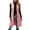 Pink, variant on Gaexia Vest for Women Dressy,Elegant Suede Long Vest Outerwear Coat Retro Slim Fit Open Front Cardigan Style Timeless Womens Fashion Piece
