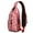 Sweet Red Straw, variant on Sweet Red Strawberry Sling Backpack, Cute Fruity Print Crossbody Daypack with Fresh Flowers and Berry Pattern for Strawberry Enthusiasts