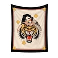 thumbnail image 1 of Tapiz de pared Tiger Beauty en microtela 150x130 cm, 1 of 2