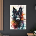 thumbnail image 4 of Belgian Sheepdog Dog Poster Wall Art for Bedroom Living Room Funny Graffiti Dog Picture Cool Dog Decor Wall Art, 4 of 6