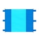 thumbnail image 2 of pstuiky Esterilla de playa supergrande de 80 x 80 pulgadas de doble color resistente a la arena y al agua de secado rápido y resistente con 4 clavos pulidos y 6 bolsas de arena y viento., 2 of 6