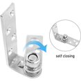 thumbnail image 4 of 1 Paire de Charnières de Porte en Acier Inoxydable à Double Battant à Retour Automatique, 4 of 7