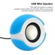 thumbnail image 3 of Mini Altavoz USB, Amplificador De Potencia Activo Incorporado Portátil De Amplia Aplicación Altavoz De Computadora USB De 5 V 1 A Carcasa De Plástico Azul Y Blanco Para, 3 of 8