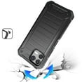 thumbnail image 2 of Revvl 8 Pro Tough Hybrid Case - Black, 2 of 3