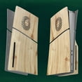 thumbnail image 3 of The brand new wood grain pattern with ventilation replacement panel is suitable for the PS5 slim optical drive version digital version game console, 3 of 10