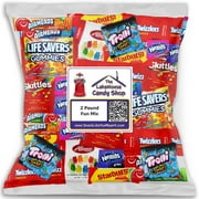 Bulk Assorted Fruit Candy - Starburst, Skittles, Gummy Life Savers, Air Heads, Jolly Rancher, Sour Punch, Albanese Gummy Bears & Twizzlers (32 Oz Variety Pack) from The LakeHouse
