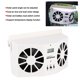 thumbnail image 5 of Enfriador de energía solar para coche, ventilador de coche Plasitc duradero Ventilador de aire Radiador de escape Refrigeración Blanco 3.6v Fan Solar Higoodz Accesorio de coche, 5 of 7