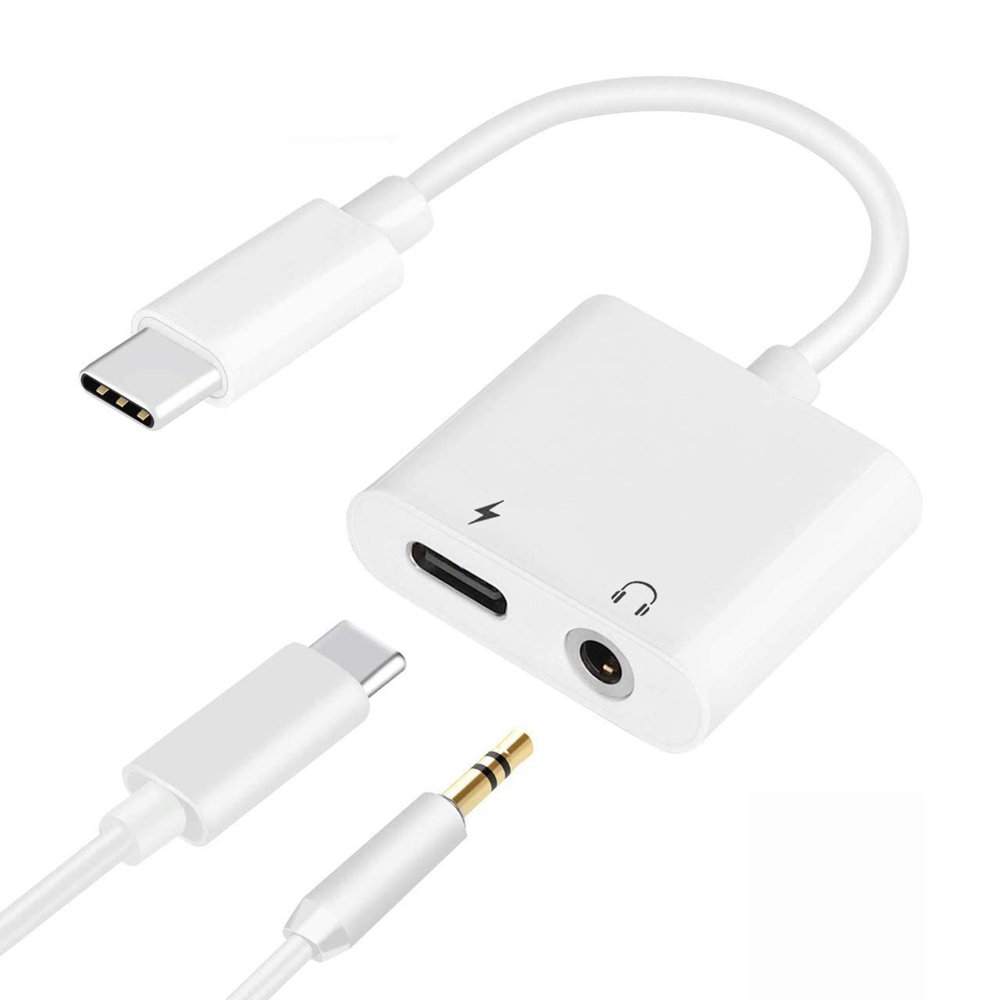 USBC Headphone Adapter for Google Pixel 5 Phone Earphone 3.5mm Jack