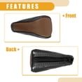 thumbnail image 6 of Unique Bargains 1 Pc Universal Car Shift Knob Cover - Car Knob Gear Protector with Zipper Breathable - Faux Leather Brown, 6 of 7