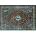 thumbnail image 1 of Ahgly Company Indoor Rectangle Persian Light Blue Traditional Area Rugs, 4' x 6', 1 of 4