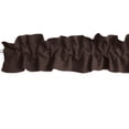 thumbnail image 2 of Solid Poplin Curtain Sleeve Topper Brown, 2 of 2