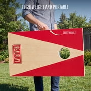Realplay Cornhole Board Set – Wooden Corn Hole Game with 2 Boards & 8 Bean Bags, Portable Bean Bag Toss Outdoor Games for Adults and Family