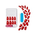 thumbnail image 5 of Kiss Gel Fantasy Press On Nails, ‘Centuries’, Red, Medium Almond, 28 Count, 5 of 9