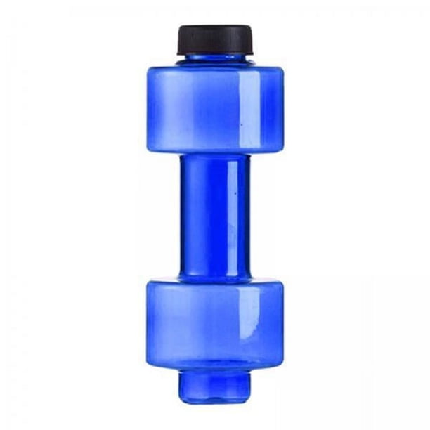 3xMancuernas Fitness Peso Botella Agua Fuerte 550ml Azul 4 piezas