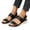 Black, variant on Viluyesy Sandals for Womens, Soft Sole Wide Width Comfort Summer Casual Flatform Shoes Beige