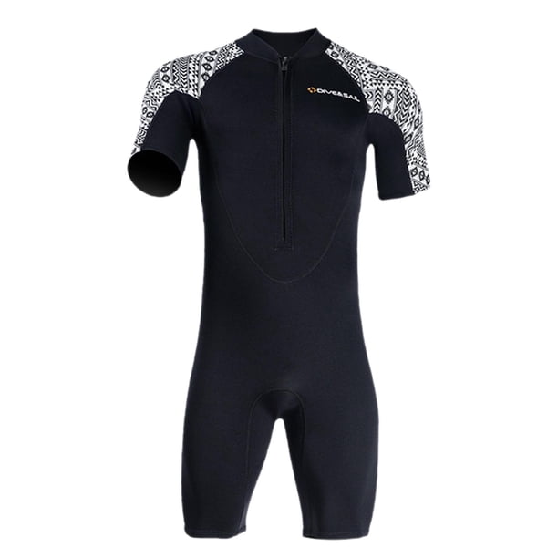 Traje de neopreno corto de 3 mm para buceo, esnórquel, buceo y natación. Macho L