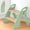 Green, variant on Wooden 2 Step Stool For Foldable 2-step With Non-slip Pads And Handles Bathroom Sink Potty Kitchen Helper Bedroom (green)