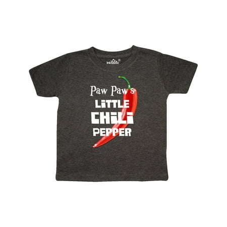 

Inktastic Paw Paw sLittle Chili Pepper Gift Toddler Boy or Toddler Girl T-Shirt