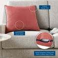 thumbnail image 3 of Modway Accentuate 18" Performance Velvet Throw Pillow in Blossom Navy, 3 of 4