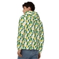 thumbnail image 4 of Kdxio Banana Tree Leaves Print Men Hoodies Casual Hoodies for Men with Zip Pockets Full Zip Long Sleeve Sweatshirt Sports Hooded Jacket-3X-Large, 4 of 5