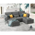 Papajet 102 Inches Modular Sectional Sofa, Oversized Sectional Sofa