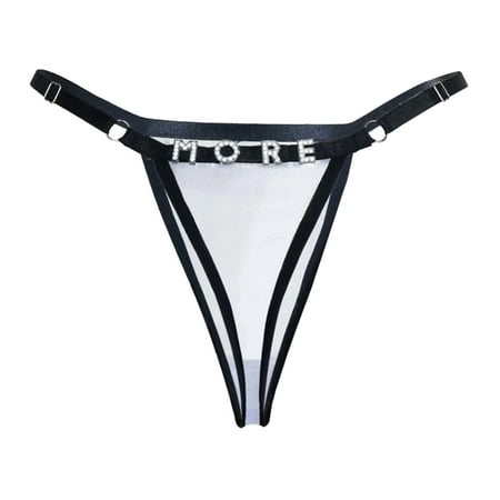 

ZRBYWB Womens Seamless Thongs Mesh Mid Waist Lift Thong Underwear For Women Stretchy Bikini Thong Briefs Panty Lingerie For Women