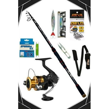 Shimano FX 4000 Oslo Master Fishing Rod 240cm 7-35g 8 Mesh Spin Fishing Rod Set