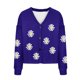 thumbnail image 4 of Cárdigan informal para mujer, con botones, estampado, chaqueta de moda, abrigo, blusa de poliéster para mujer, 4 of 5