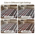 thumbnail image 7 of ODIKA 5'x7' Washable Area Rug Check With Hello Lettering Christmas Motif Buffalo Plaid Farmhouse Playful for Small Living Room, Bedroom, Easy Care, Non-Shedding, Pet Friendly, 7 of 7