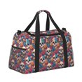 thumbnail image 2 of Kdxio colorful Skull rose Travel Duffel Bag Gym Bag Weekender Travel Bag Gym Bag for Women &Men Airplane Travel Essentials for Flying, 2 of 7